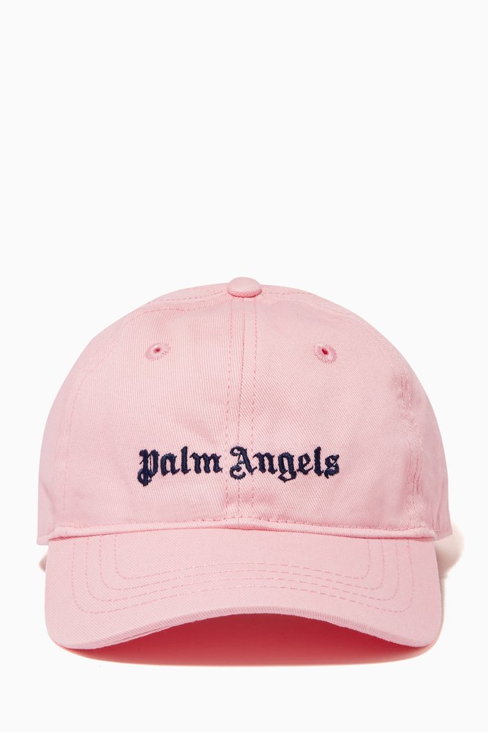 

Logo Cap in Cotton, Pink