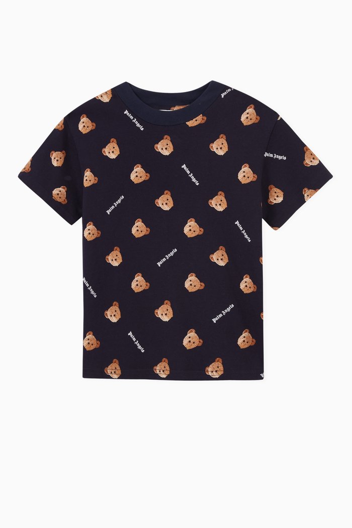 

Bear T-shirt in Cotton Jersey, Blue