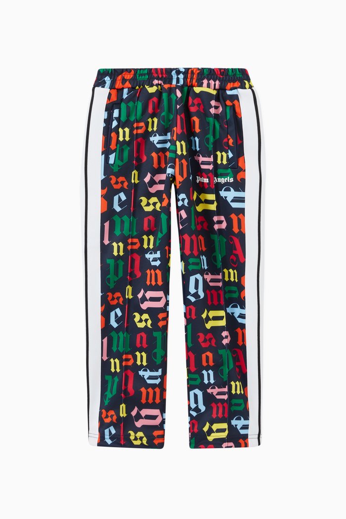 

Broken Monogram Track Pants in Technical Fabric, Multicolour