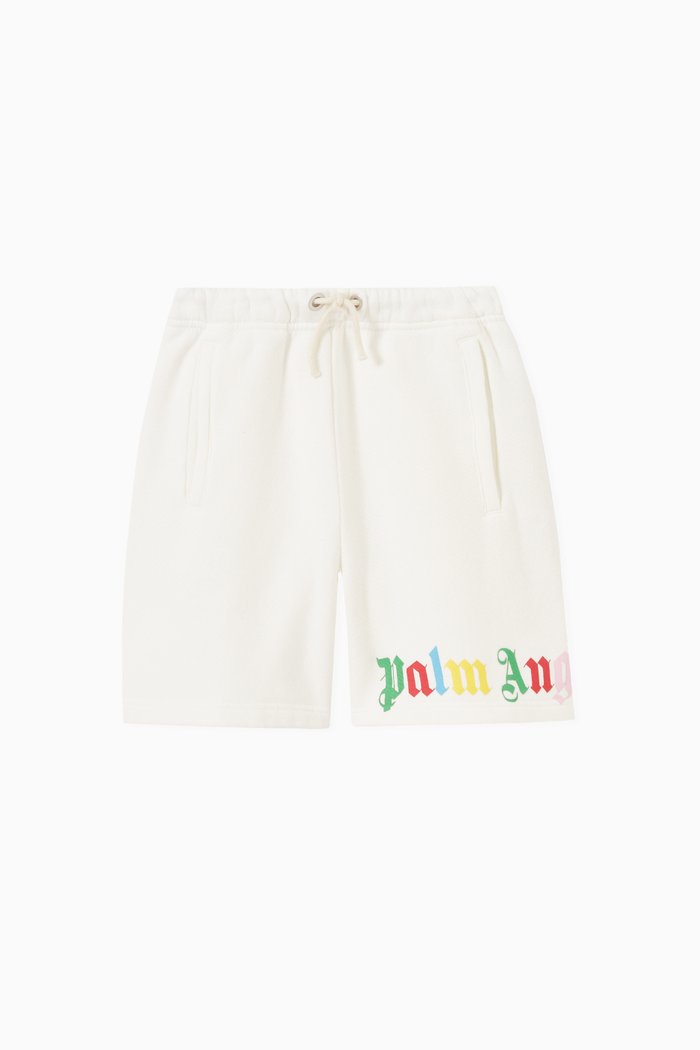 

Logo Shorts in Cotton Terry, White