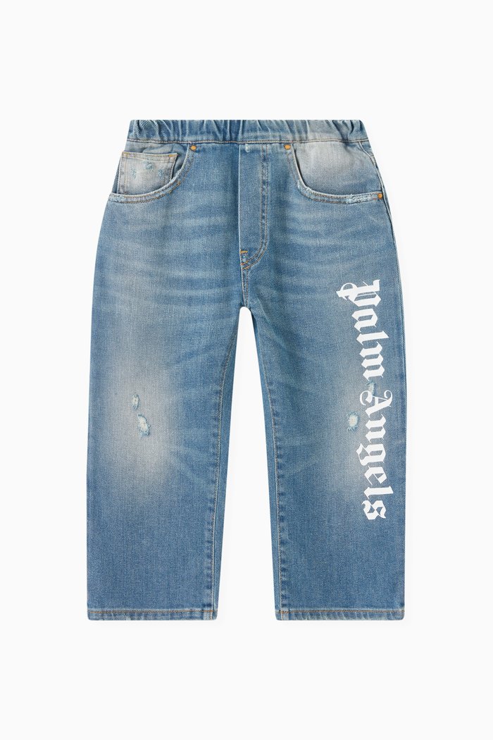 

Logo Jeans in Denim, Blue