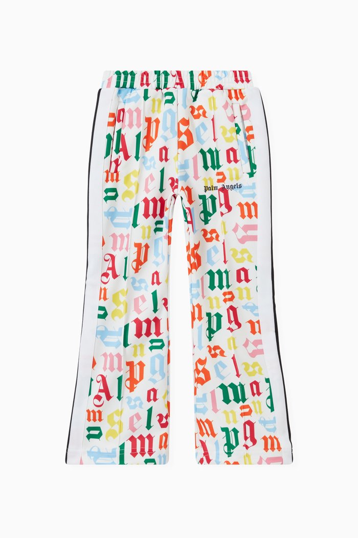 

Broken Monogram Track Flared Pants in Technical Fabric, Multicolour
