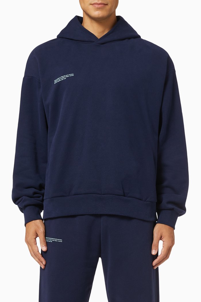 

Lightweight Organic Cotton Hoodie, Blue