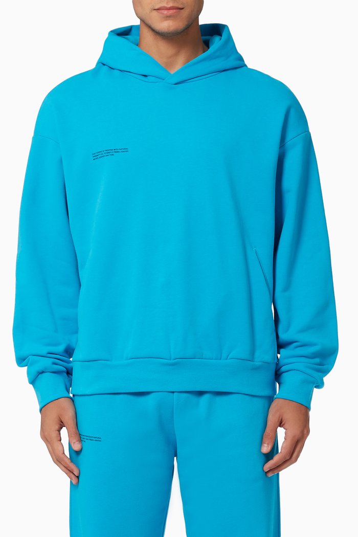 

Lightweight Organic Cotton Hoodie, Blue