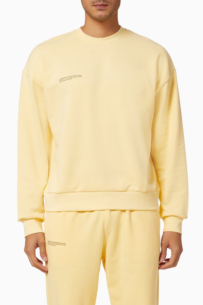 

Lightweight Organic Cotton Sweatshirt, Yellow