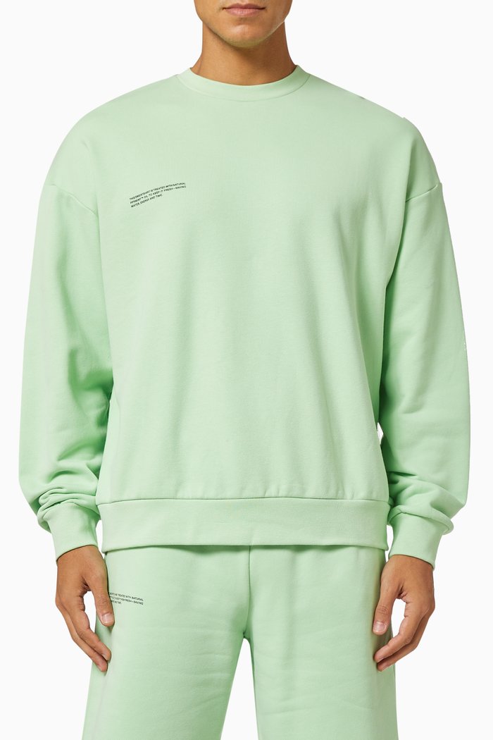 

Lightweight Organic Cotton Sweatshirt, Green
