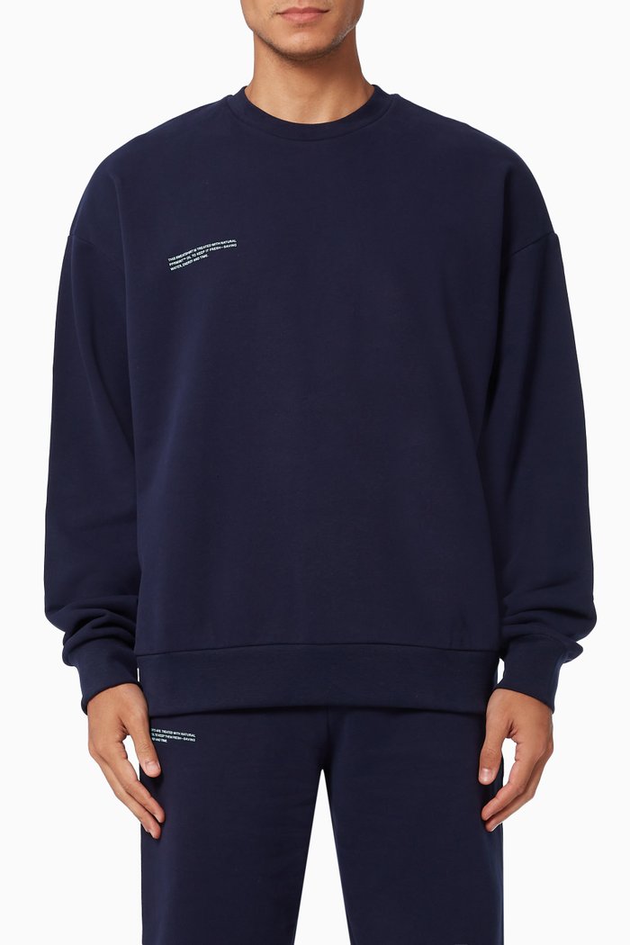 

Lightweight Organic Cotton Sweatshirt, Blue