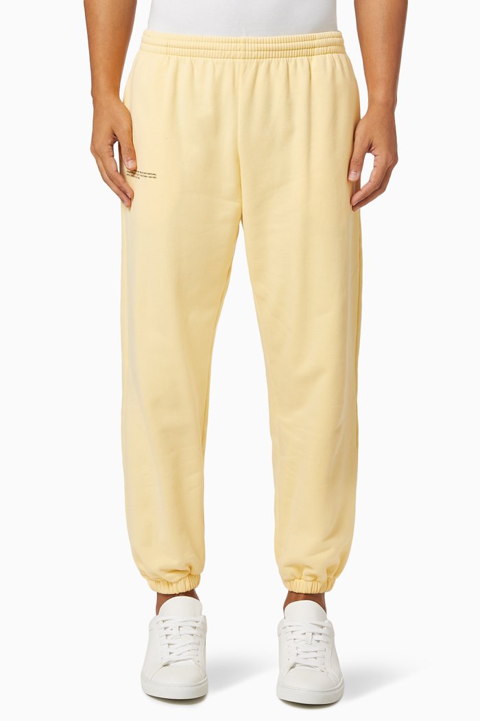 

Lightweight Organic Cotton Track Pants, Yellow