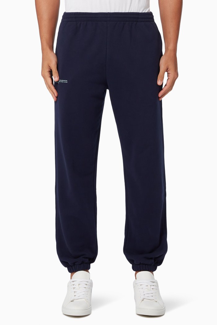 

Lightweight Organic Cotton Track Pants, Blue