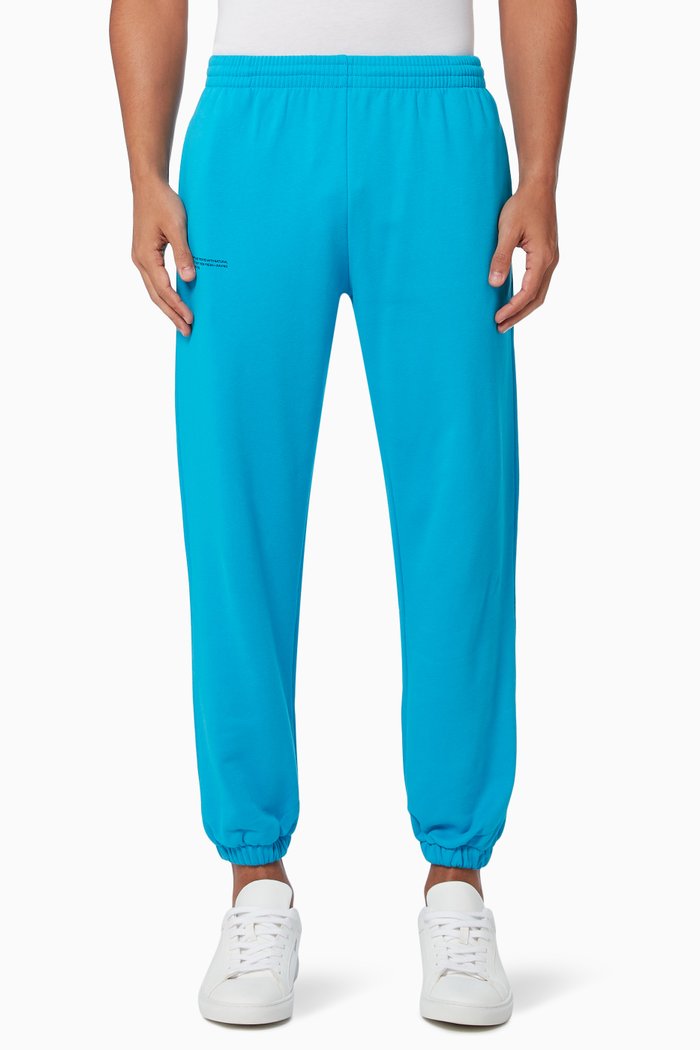 

Lightweight Organic Cotton Track Pants, Blue