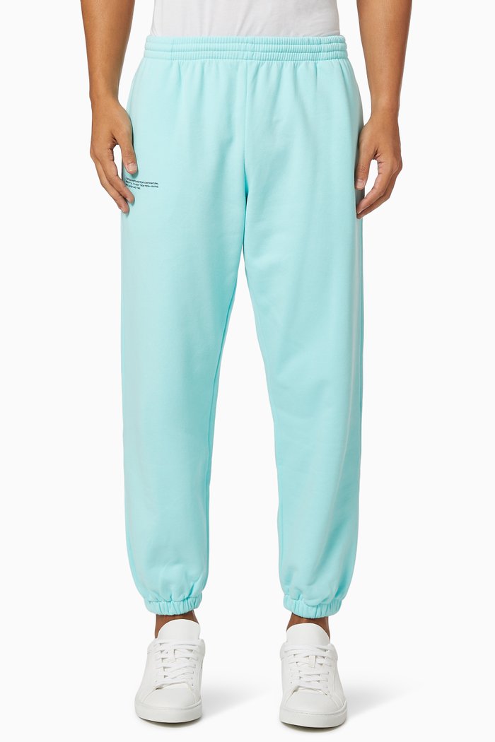 

Organic Cotton Track Pants, Blue