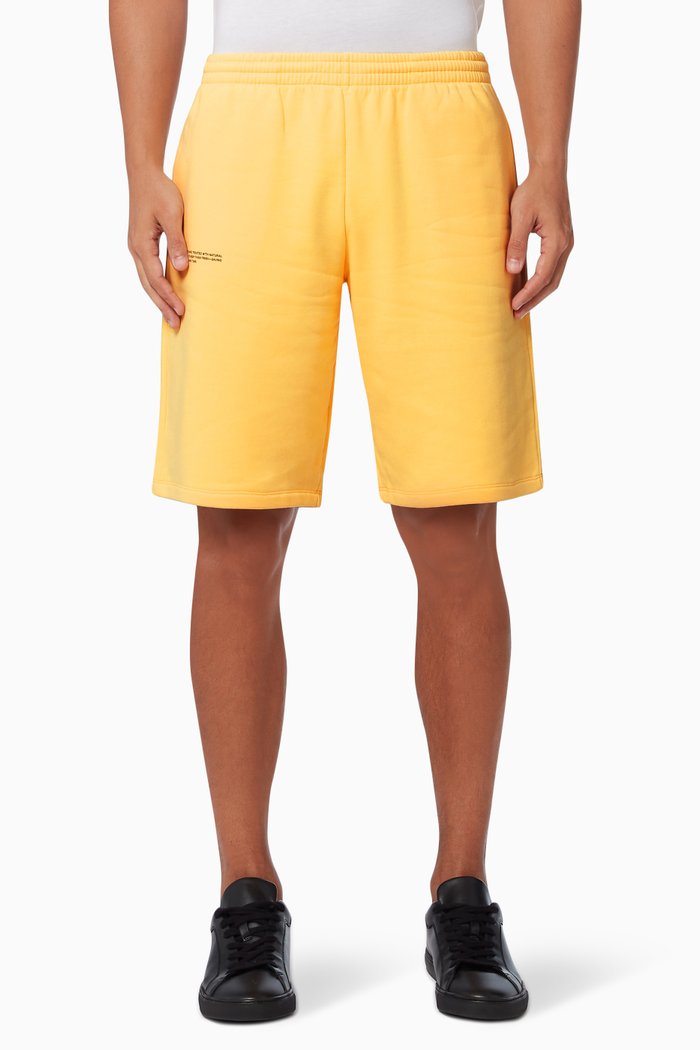 

Lightweight Organic Cotton Long Shorts, Yellow