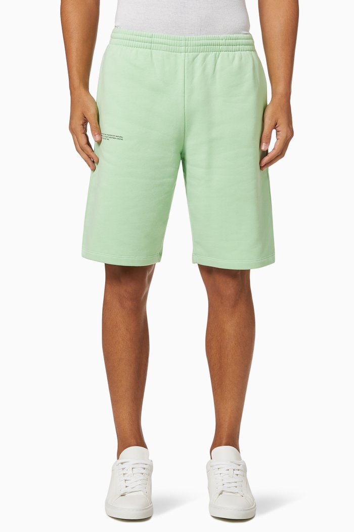 

Lightweight Organic Cotton Long Shorts, Green