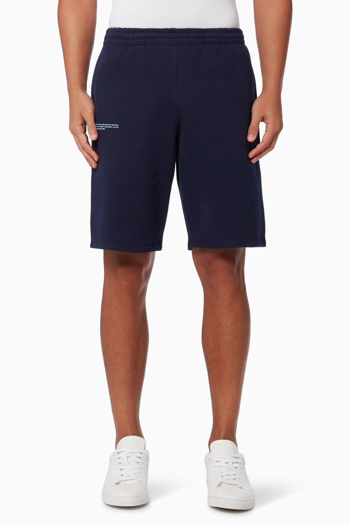 

Lightweight Organic Cotton Long Shorts, Blue