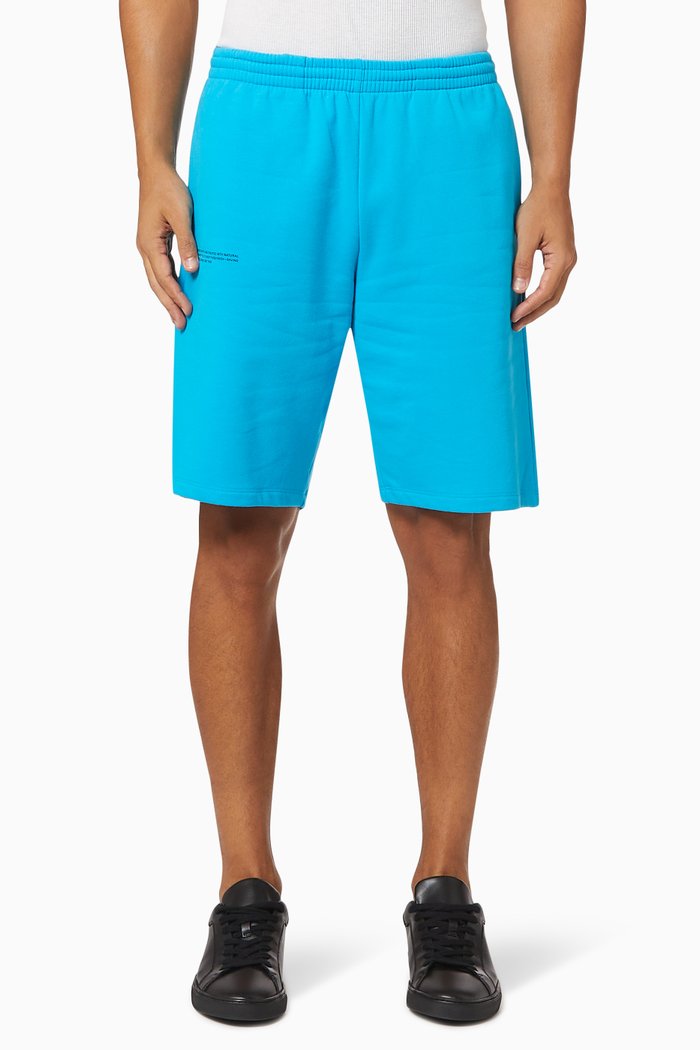 

Lightweight Organic Cotton Long Shorts, Blue
