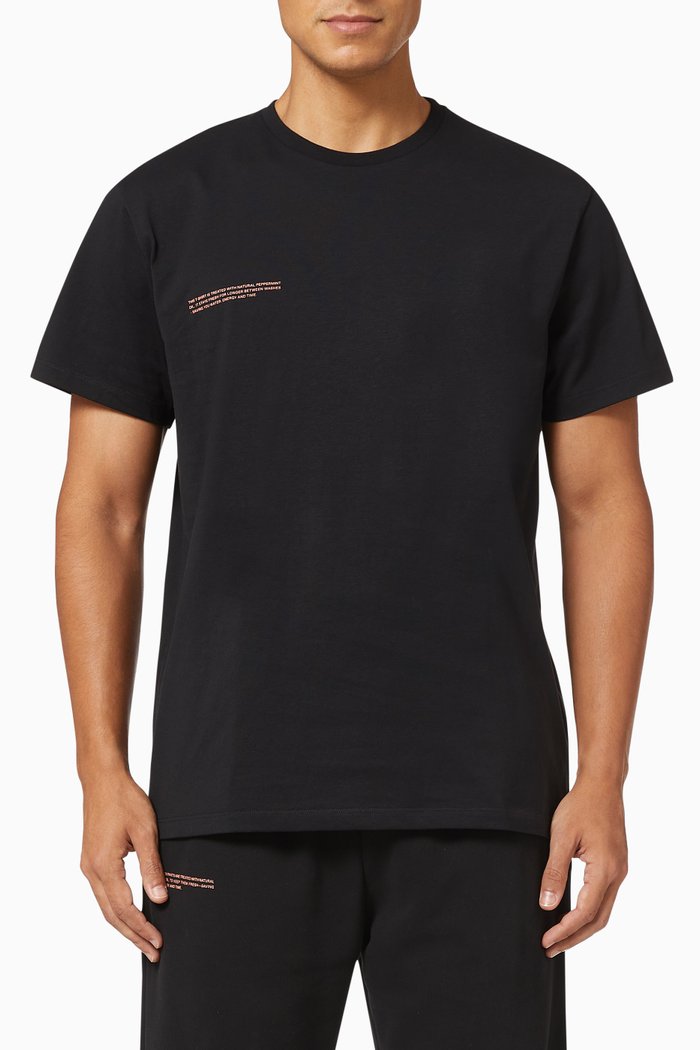 

Lightweight Organic Cotton T-shirt, Black