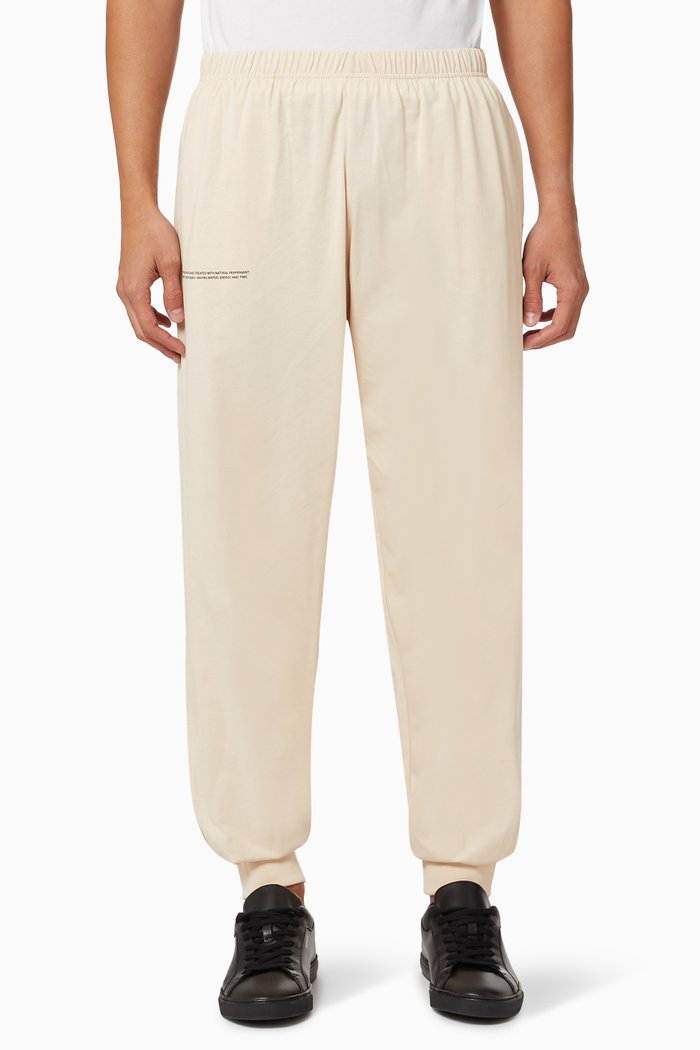 

Lightweight Organic Cotton Loungewear Track Pants with C-FIBER™, Neutral