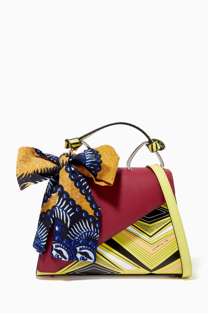 

Ergobando Handbag in Calfskin Leather, Purple