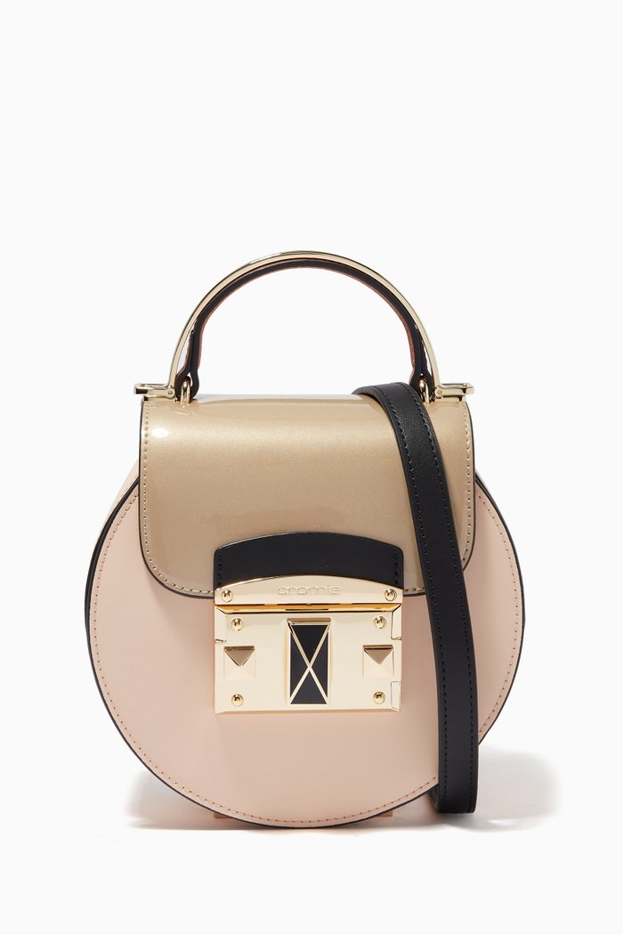 

IT Coloured Crossbody in Calfskin Leather, Neutral