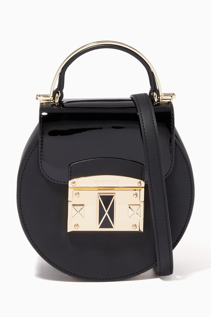 

IT Coloured Crossbody in Calfskin Leather, Black