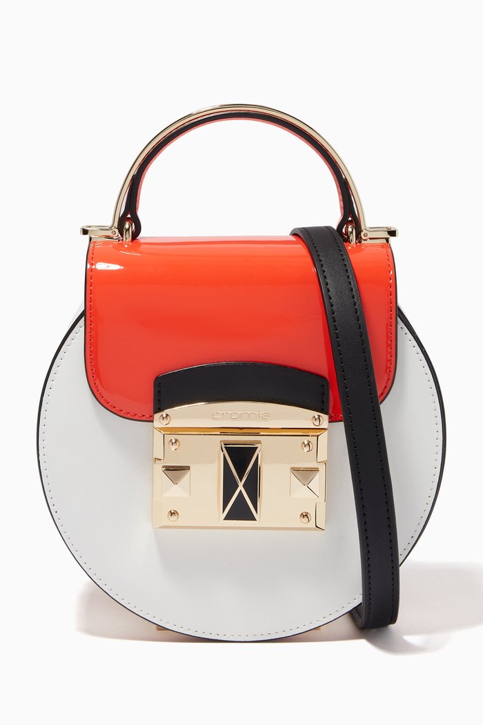 

IT Coloured Crossbody in Calfskin Leather, White