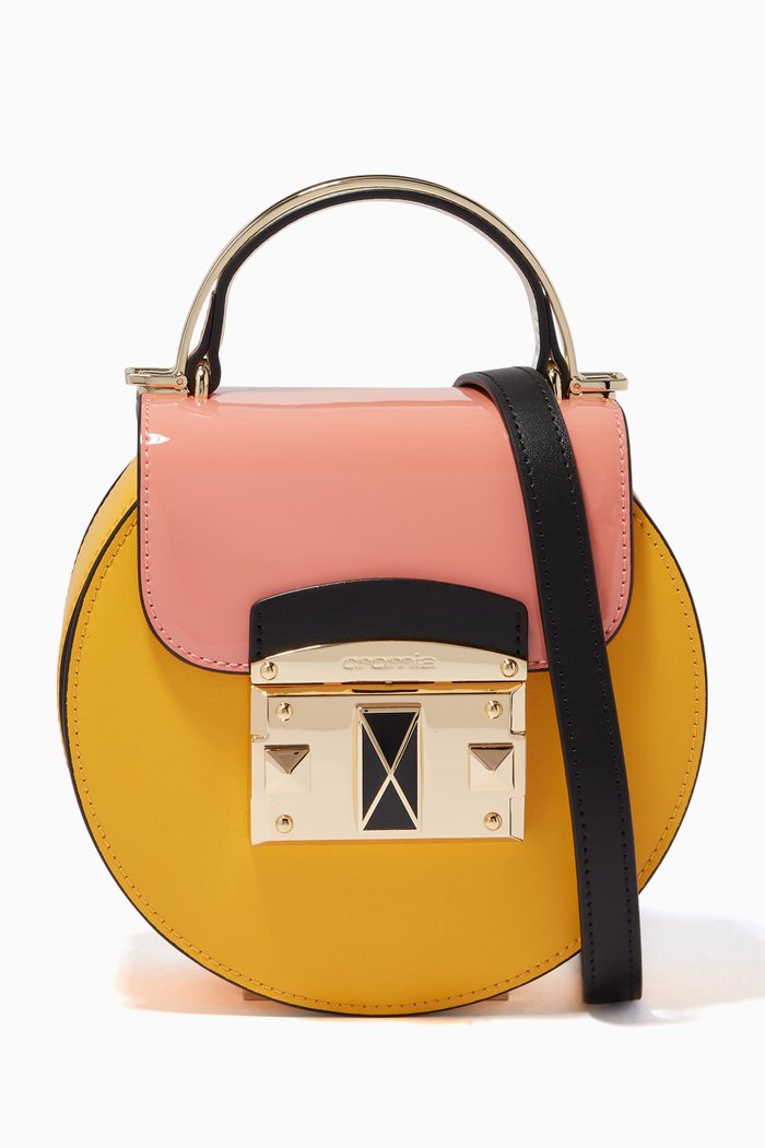 

IT Coloured Crossbody in Calfskin Leather, Yellow