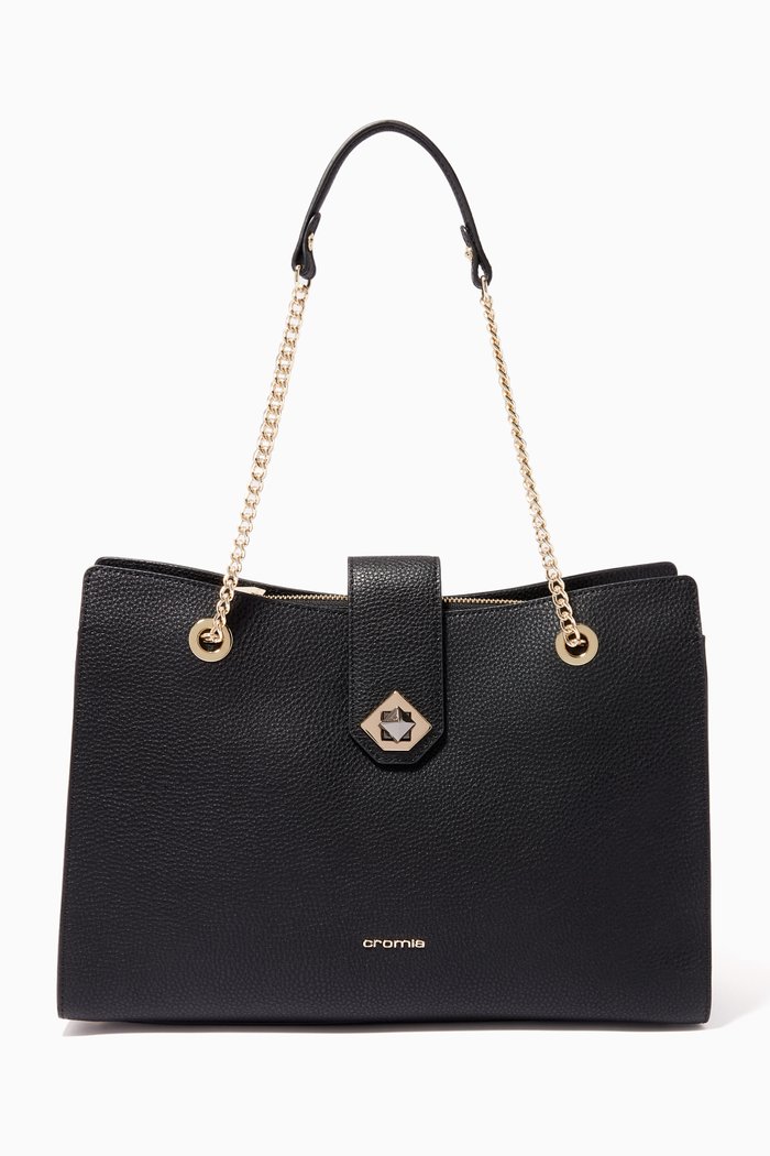

Salvia Handbag in Grainy Calfskin Leather, Black