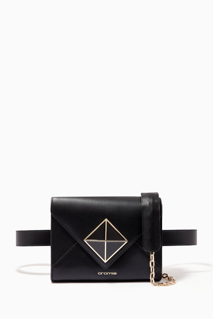 

Limone Beltbag in Grainy Calfskin Leather, Black