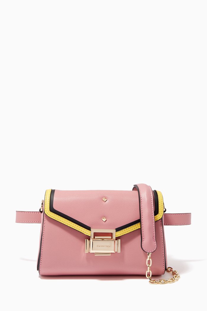 

Ginger Beltbag in Micro-grain Calfskin Leather, Pink