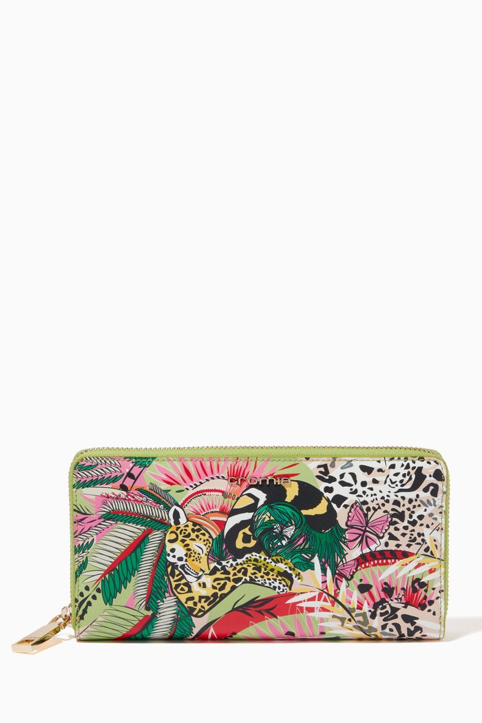 

Mela Wallet in Leather, Multicolour