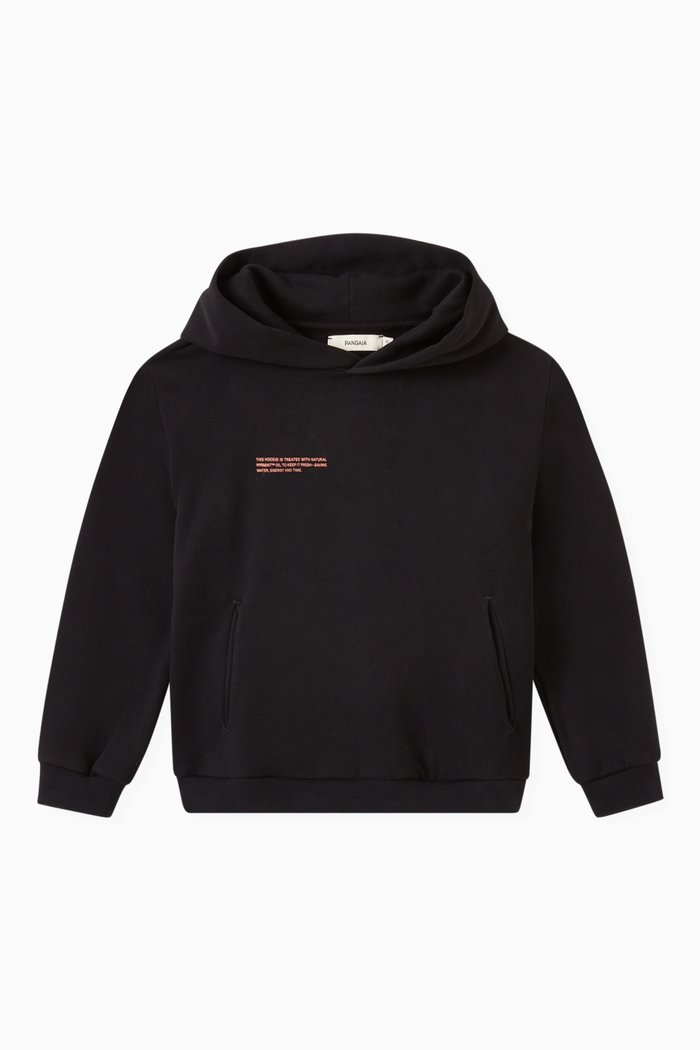 

Lightweight Organic Cotton Hoodie, Black