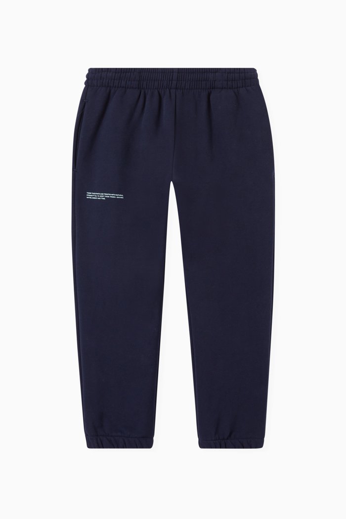 

Lightweight Organic Cotton Track Pants, Blue