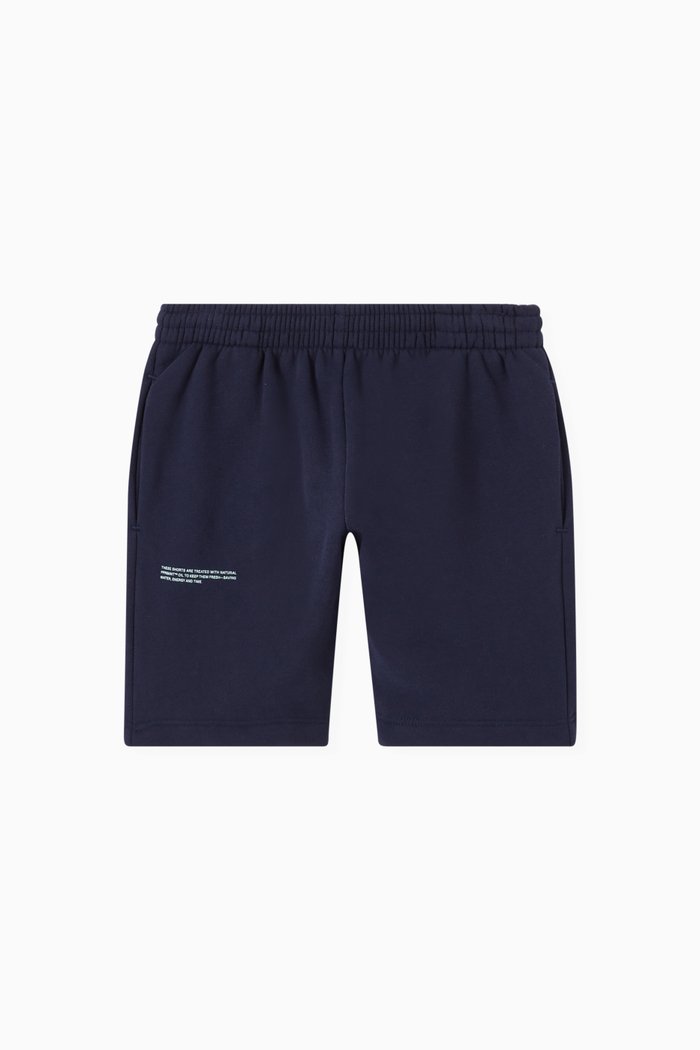 

Lightweight Organic Cotton Long Shorts, Blue