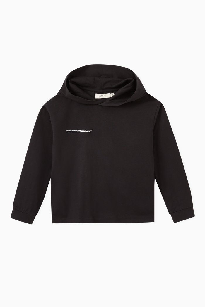 

Organic Cotton Loungewear Hoodie, Black