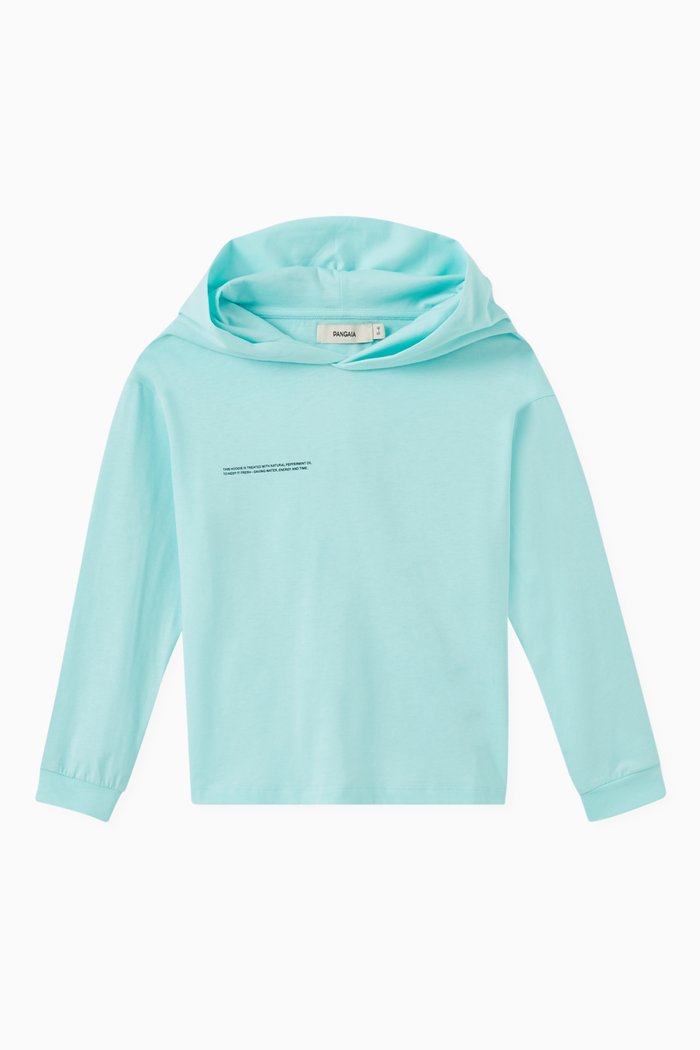 

Lightweight Organic Cotton Loungewear Hoodie, Blue