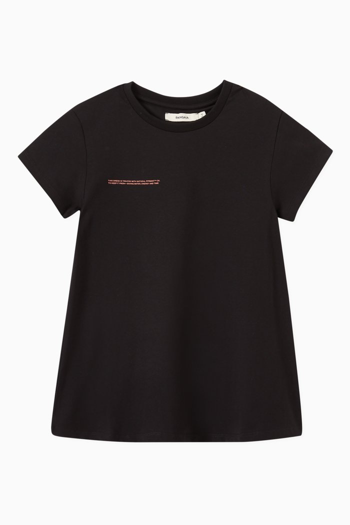

Organic Cotton T-shirt Dress, Black