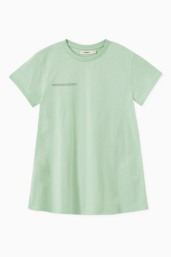 

Organic Cotton T-shirt Dress, Green
