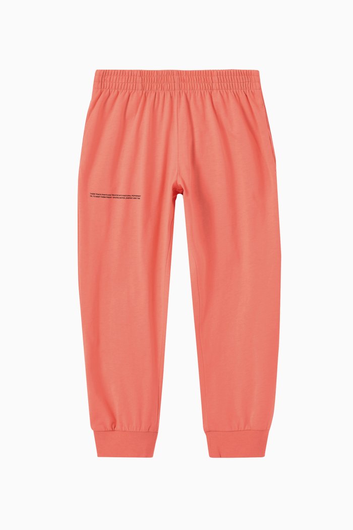 

Lightweight Organic Cotton Loungewear Trackpants, Pink