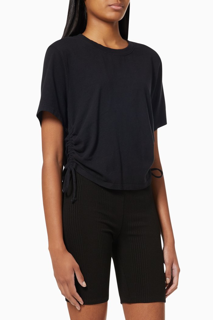 

Cinched Top in Jersey, Black