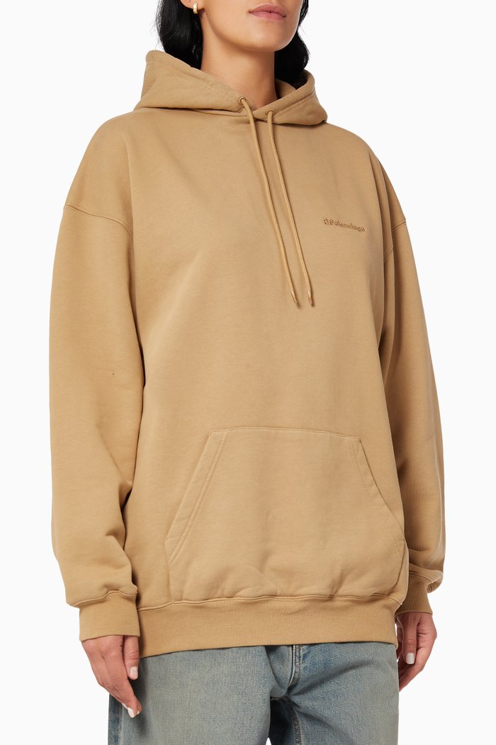 

BB Corp Hoodie in Curly Fleece, Neutral