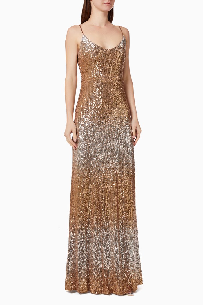 

Norah Gown in Ombre Sequin, Multicolour