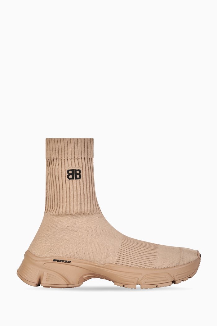 

Speed 3.0 Sneakers in Technical Ribbed Knit, Neutral