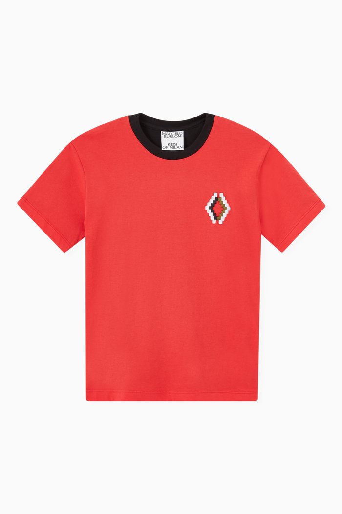 

Rural Cross T-shirt in Cotton Jersey, Red