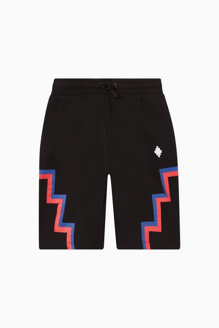

Cross Shorts in Cotton Jersey, Black
