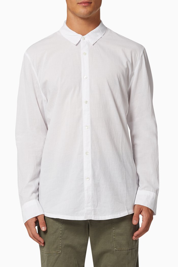 

Standard Shirt in Cotton Lawn, White