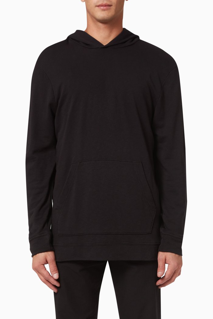 

Classic Hoodie in French Terry, Black