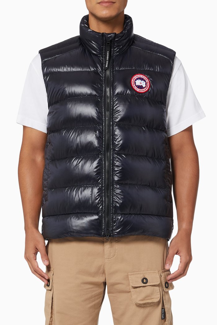 

Crofton Vest in Nylon & Down, Black
