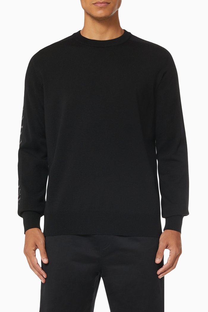 

Welland Sweater in Merino Wool, Black