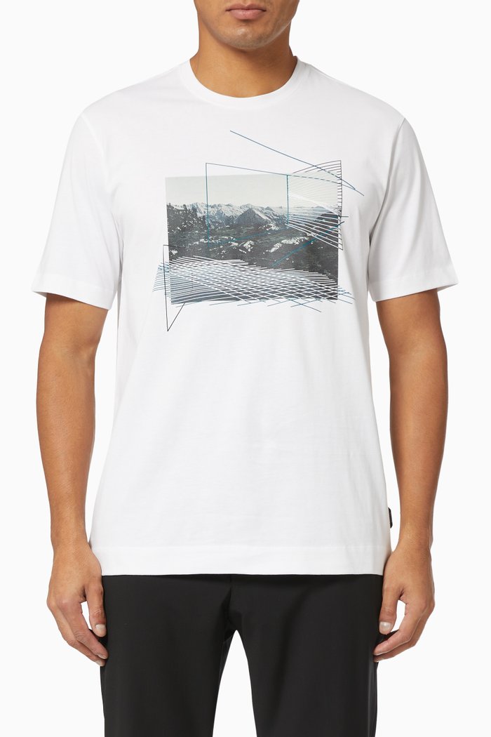 

Nature T-shirt in Cotton, White