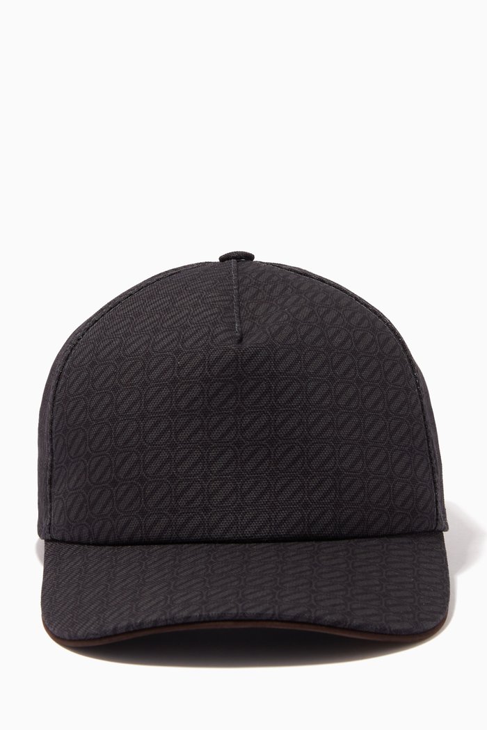 

Trucker Hat in Vintage Z Monogram Logo Cotton, Black